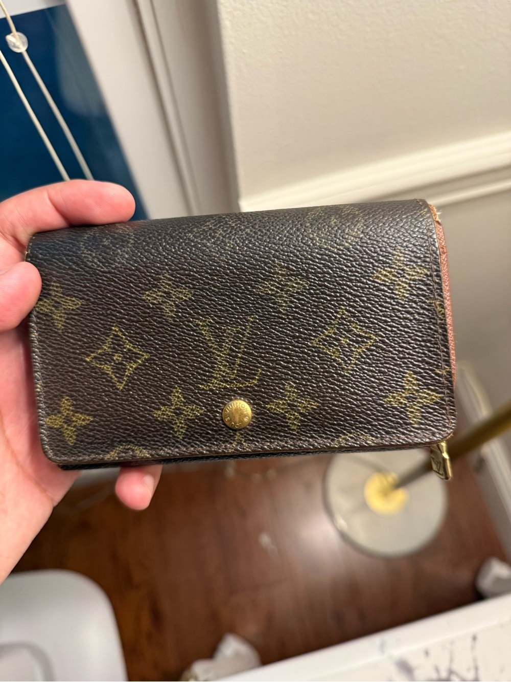 Louis Vuitton Monogram Porte-Monnaie Billets Tresor Wallet CT1058